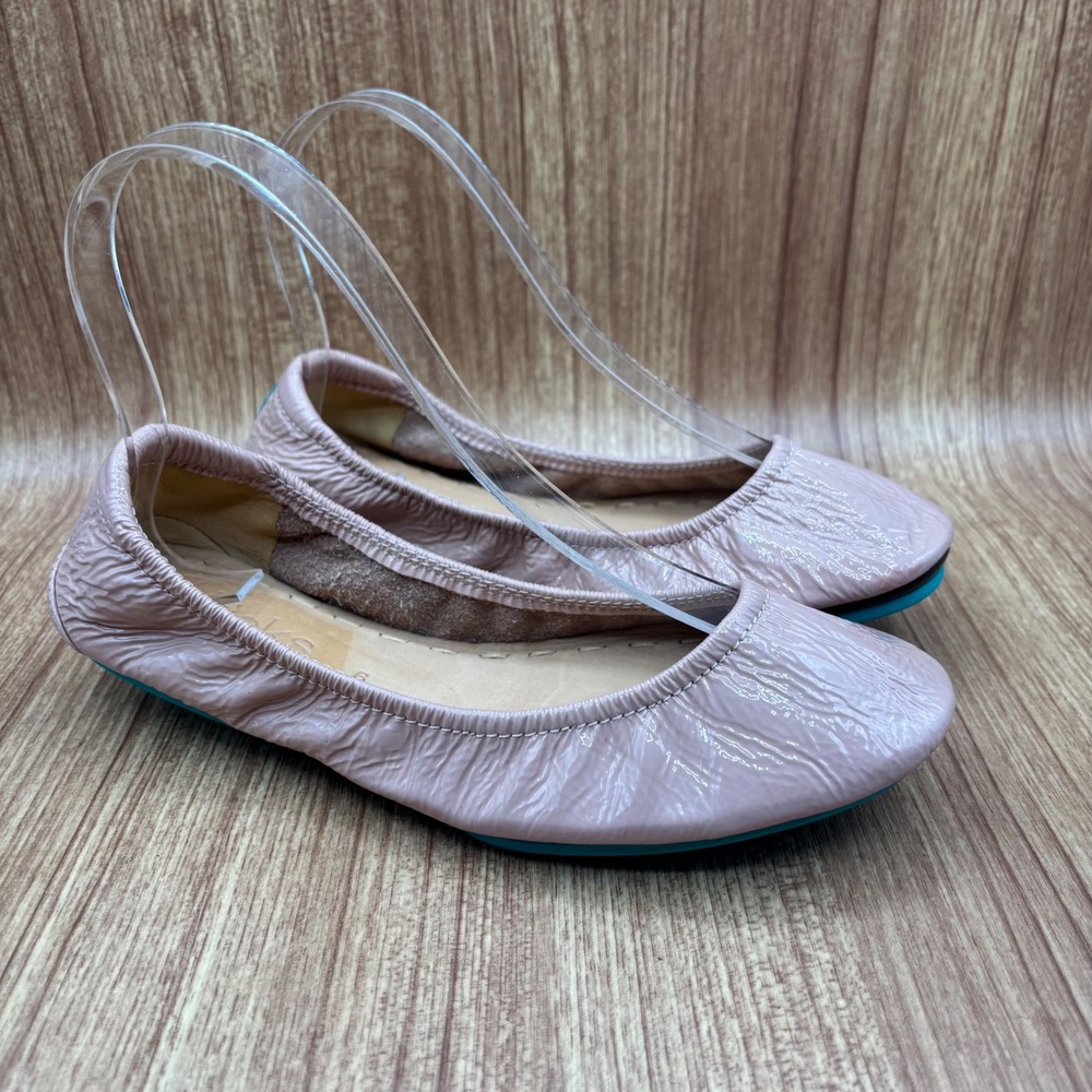 Tieks Ballet Flats Women Blush Pink Patent Size 6 Leather Foldable‎ Gavrieli